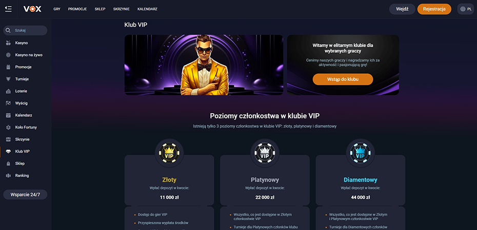 VOX Casino — Kompleksowy przewodnik po ofercie, bonusach i grach